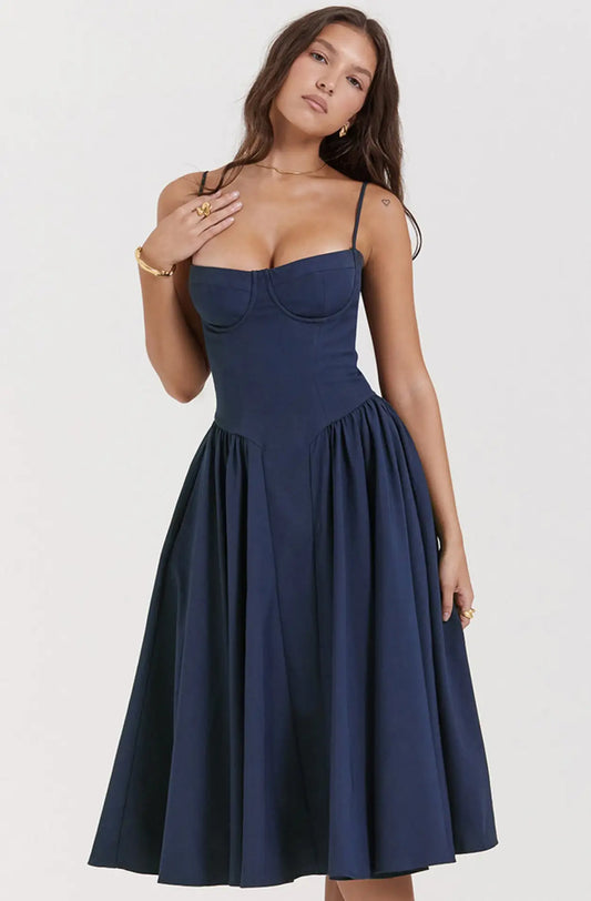 glamour flow evening gown