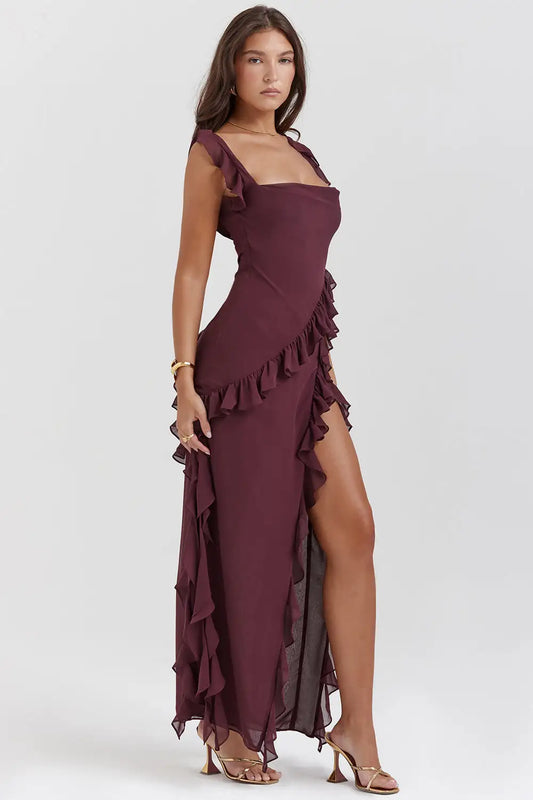black cocktail party dress