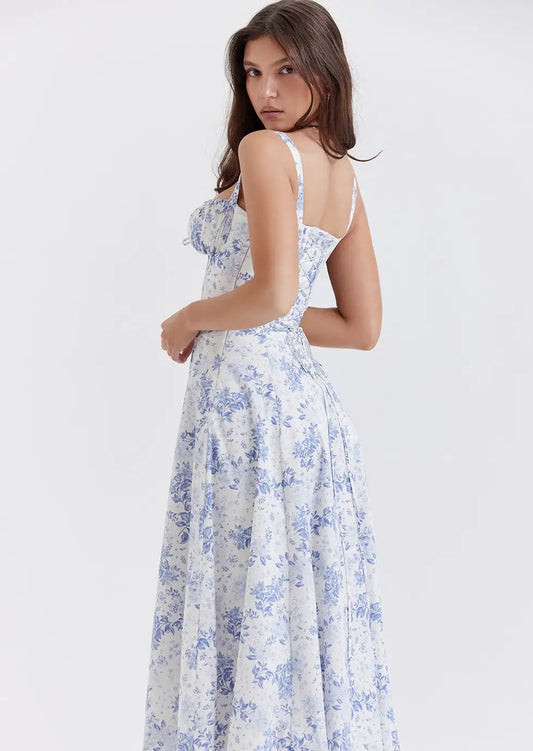 floral boho summer dress